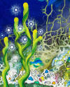 Detail from The Emerald Grouper, by Lee James Pantas